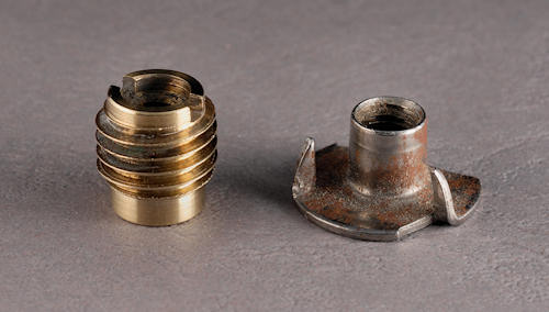 photo of t-nut and insert